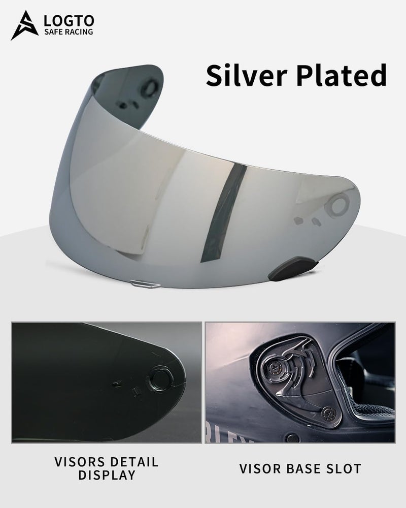 Logto Replacement Motorcycle Helmet Visor Shield for Star RS-1 Vortex Qualifier Revolver Helmet Accessories Universal - Image 4
